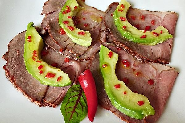 Avocado – Roast Beef – Carpaccio