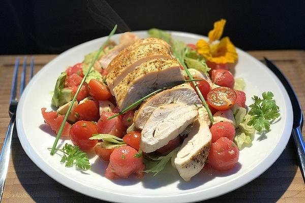 Axel`s Chicken Melon Salad