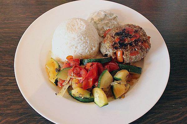 Axel`s Mince Steak with Stewed Vegetables