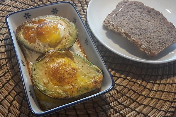 Baked Avocado with Egg