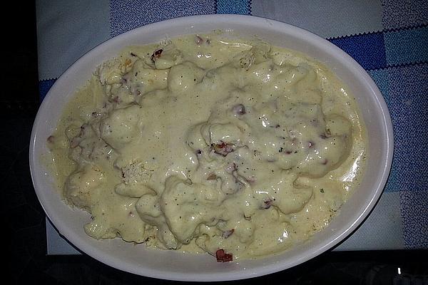 Baked Cauliflower Casserole with Minced Meat