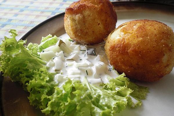 Baked Eggs with Dill Mayonnaise