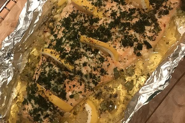 Baked Garlic Butter Salmon