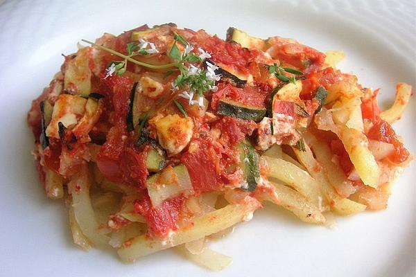 Baked Kohlrabi Greek Way