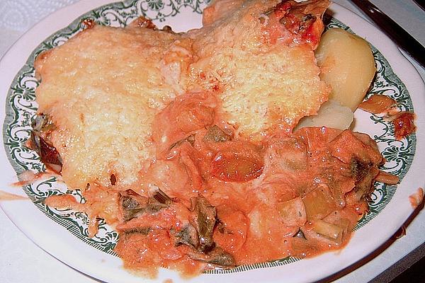 Baked Leek Schnitzel