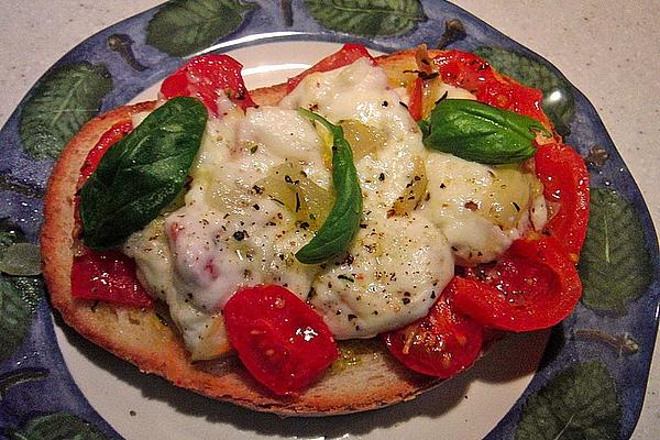 Baked Mozzarell Tomatoes