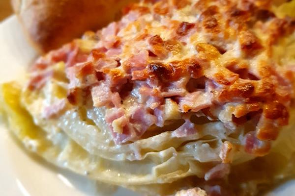 Baked Pointed Cabbage Halves