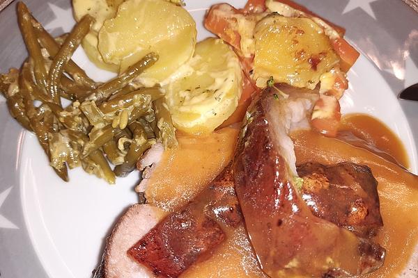 Baked Pork Tenderloin and Vegetables