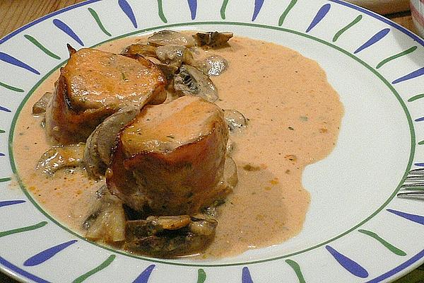 Baked Pork Tenderloin in Pink Sauce