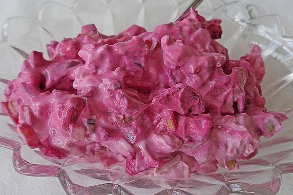 Baked Potatoes with Beetroot Curd