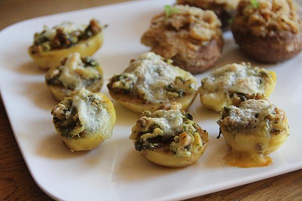 Baked Potatoes with Buffalo Mozzarella