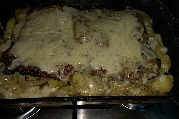 Baked Potatoes with Meat