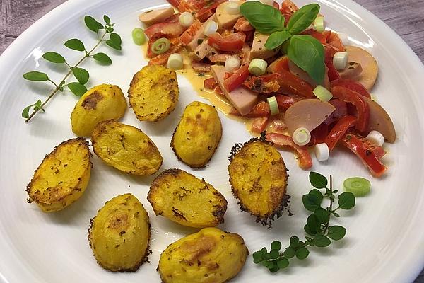 Baked Potatoes with Oregano