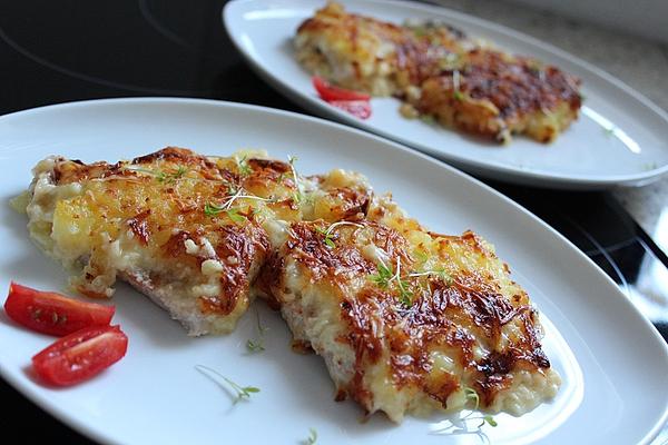 Baked Schnitzel with Dumpling Batter