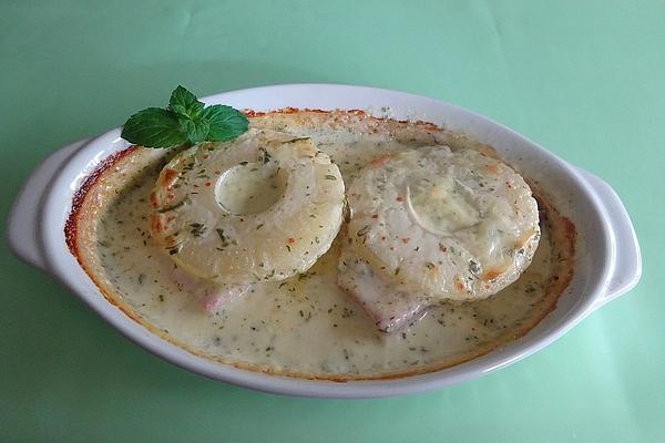 Baked Smoked Pork with Pineapple