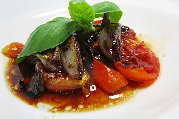 Baked Tomato Salad with Shallots