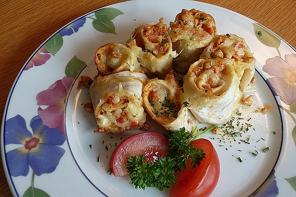 Baked Tortilla Snails