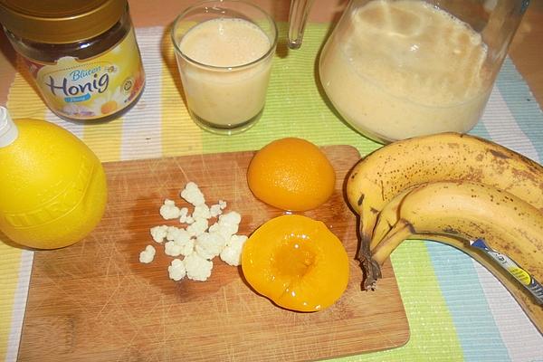 Banana and Peach Kefir