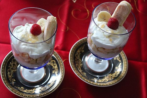 Banana Dessert in Glass