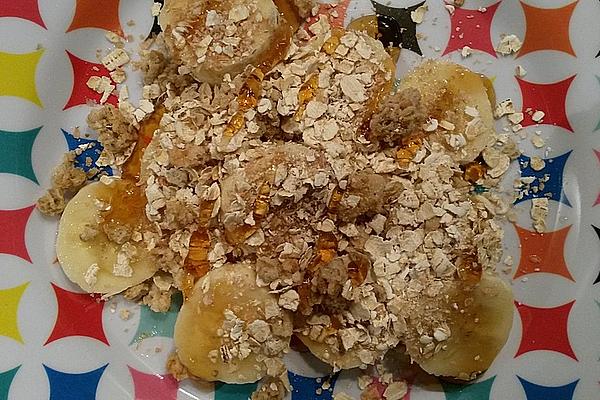 Banana Oatmeal Breakfast with Honey