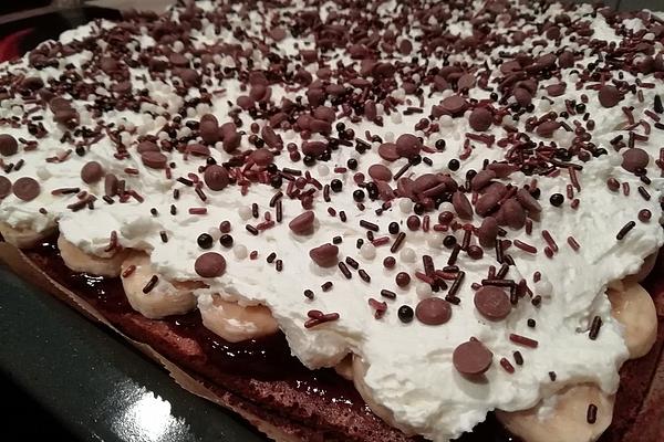 Banana Slices with Paradise Cream