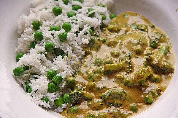 Basmati Rice with Peanut Sauce