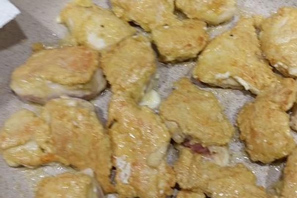 Battered Chicken with Honey and Mustard
