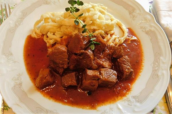 Bavarian Dark Beer Goulash