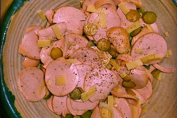 Bavarian-style Vegetarian Sausage Salad