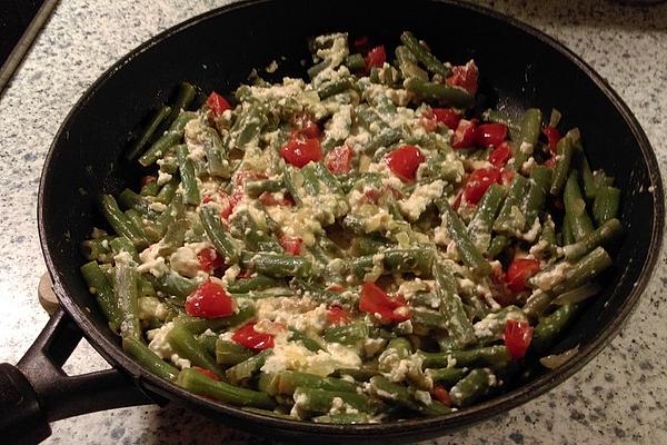 Bean and Sheep Cheese Pan