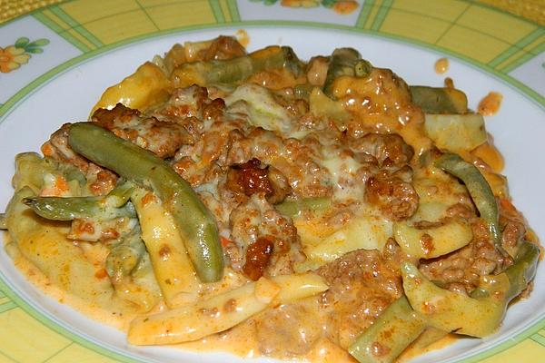 Bean Casserole with Gorgonzola