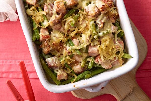 Bean Casserole with Smoked Pork