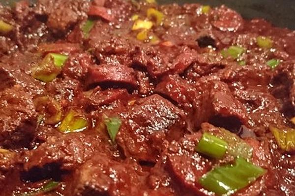 Beef and Chorizo ​​ragout