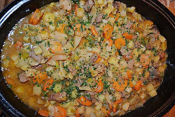Beef and Vegetable Stew from Oven