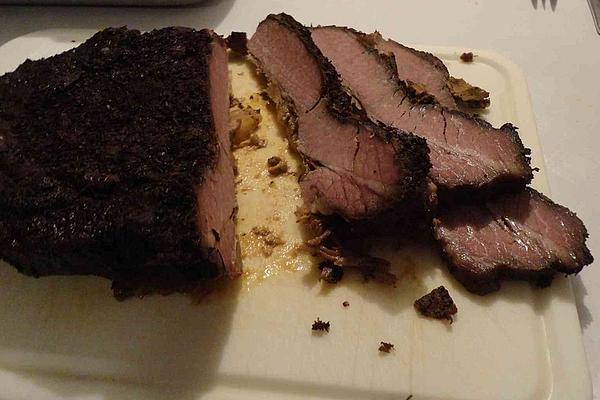 Beef Brisket Prepared in Oven