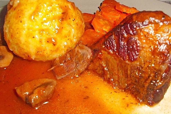 Beef Burgundy Style