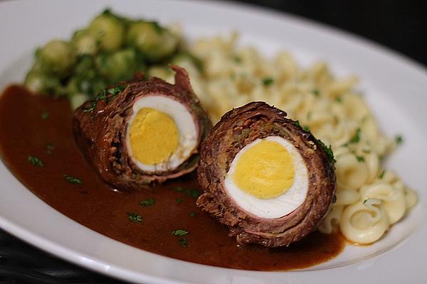 Beef Roulades with Egg