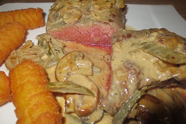 Beef Rump Steak Stroganoff