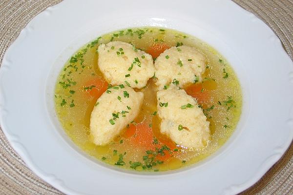 Beef Soup with Semolina Dumplings