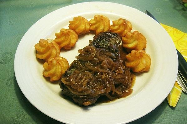 Beef Steak in Red Wine Sauce