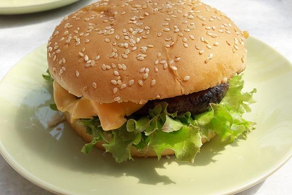 Beef`n`Cheese Burger with French Fries