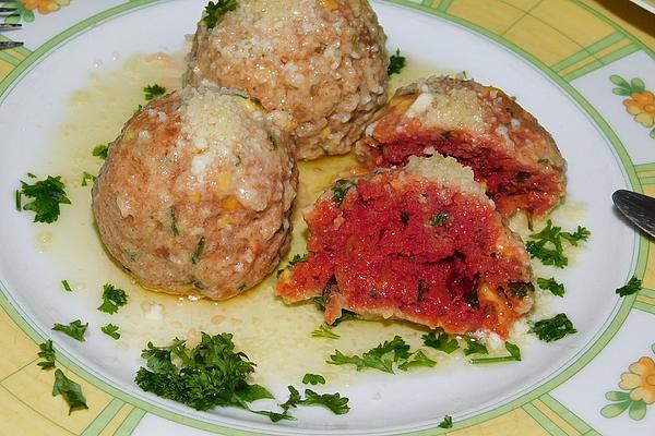Beet Dumplings