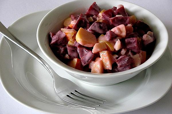 Beetroot, Apple and Onion Salad