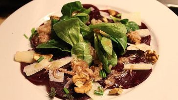 Tuna Carpaccio with Citrus Ginger Dressing