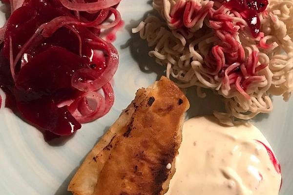 Beetroot Carpaccio with Orange Blossom Cream