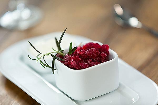 Beetroot Granita with Rosemary