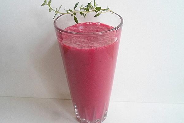 Beetroot Kefir with Parsley