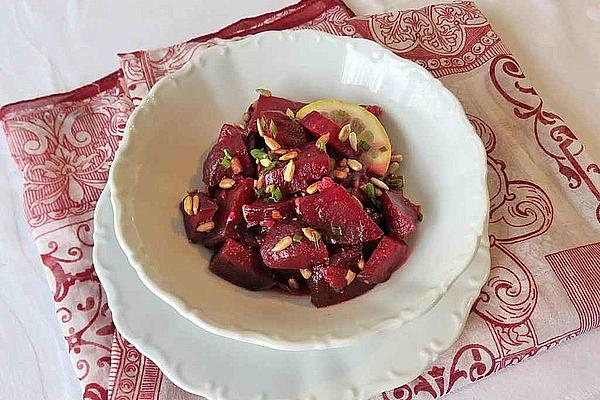 Beetroot with Sunflower Seeds As Vegetable