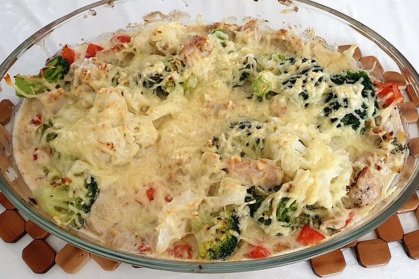 Bell Pepper and Chicken Casserole