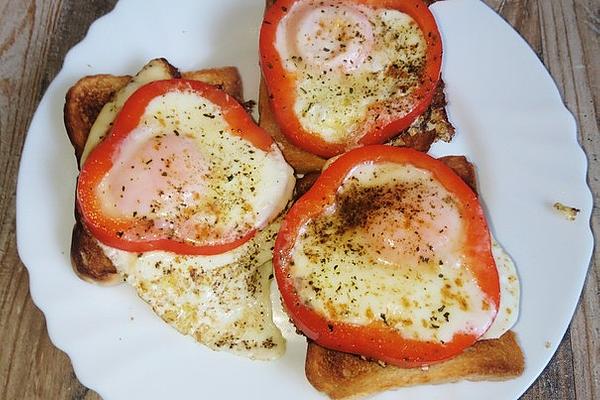 Bell Pepper and Egg Nest